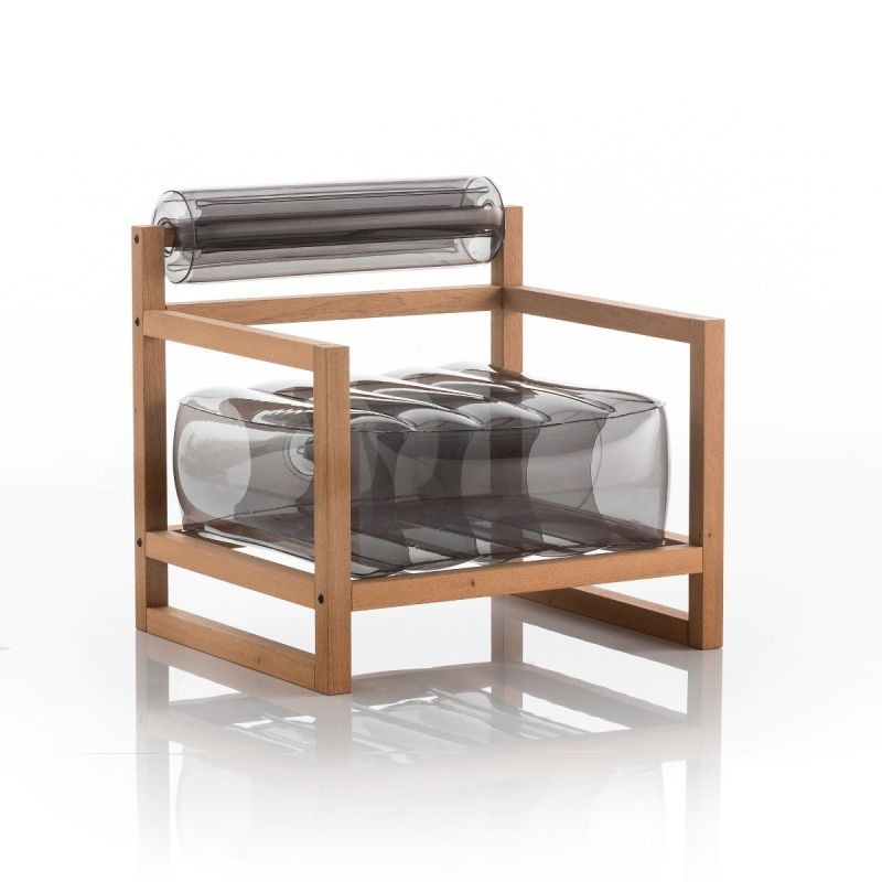 Fauteuil Gonflable - YOKO WOOD - MOJOW