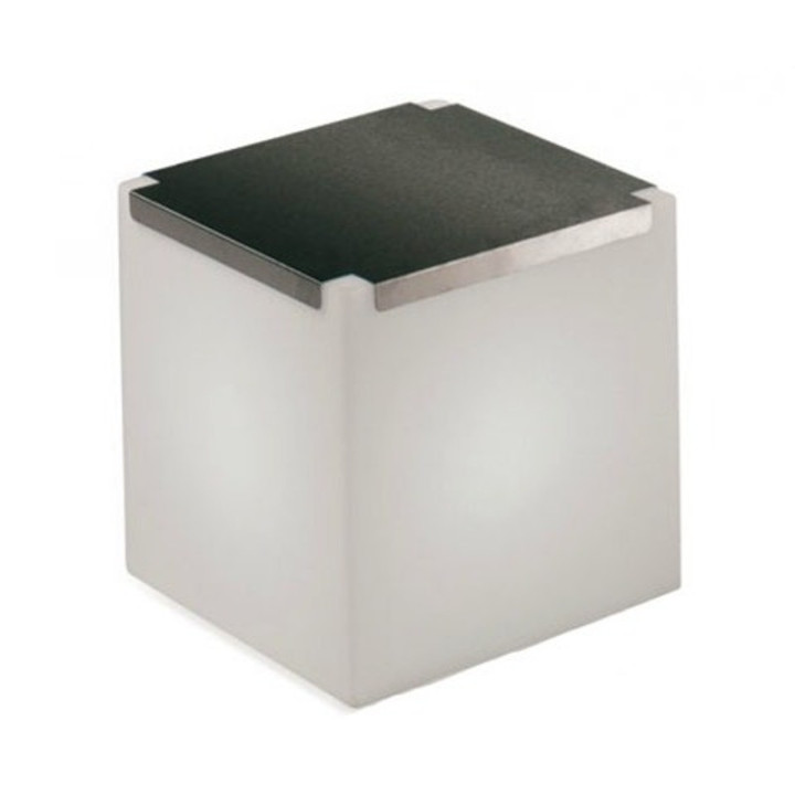 Table basse lumineuse - KUBO - INOX  - SLIDE