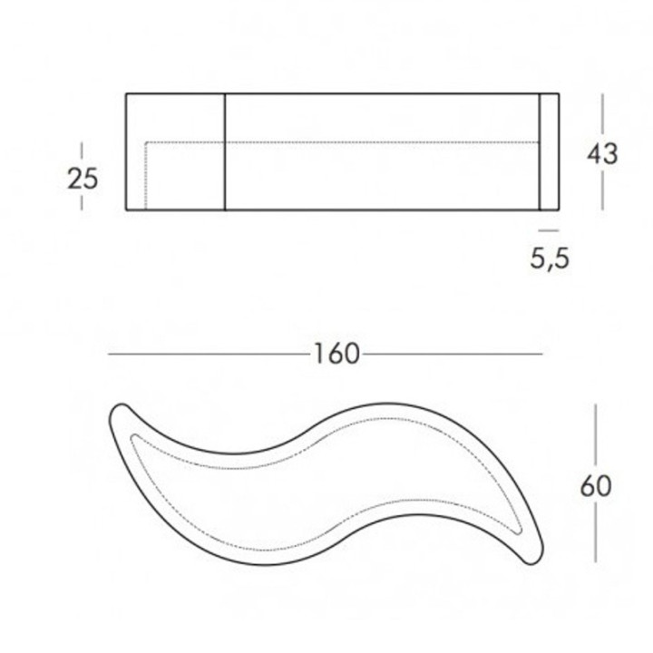 Banc lumineux / Table basse lumineuse - WAVE - SLIDE