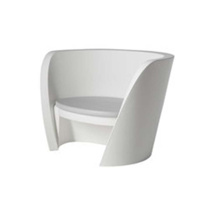 Fauteuil lumineux - RAP - Blanc Froid - Coussin GRIS