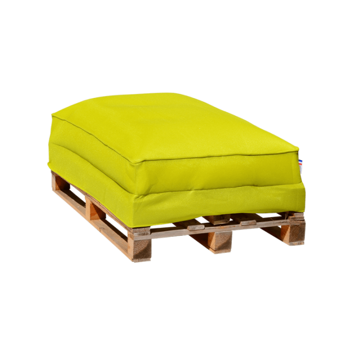Coussin pour palette vert anis - SHELTO