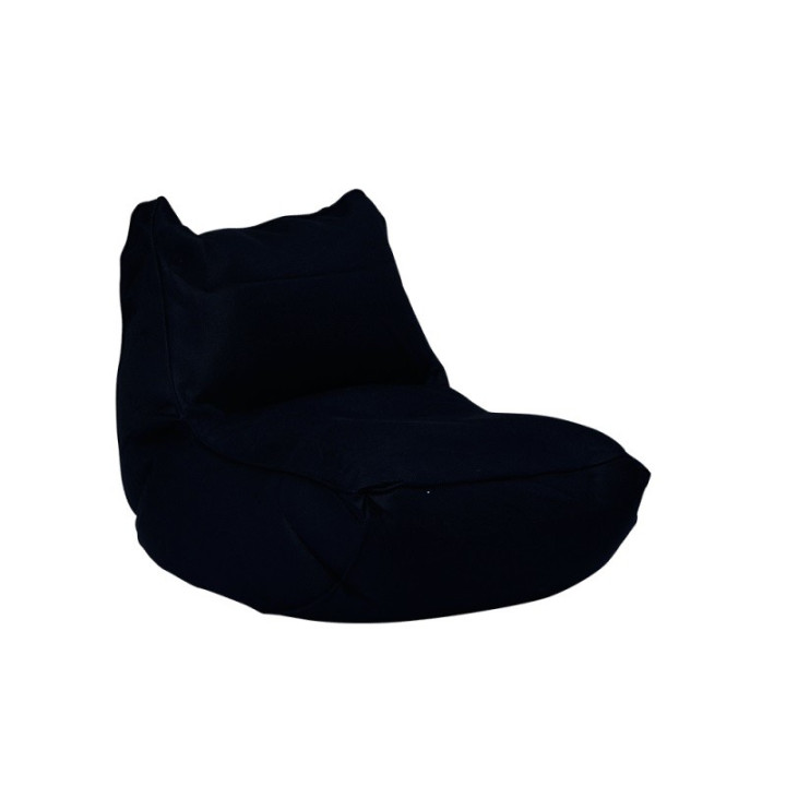 Fauteuil Lounge extérieur - SHELTO noir