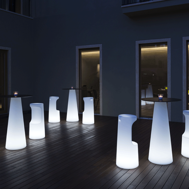 Tabouret de bar lumineux - FURA - PLUST