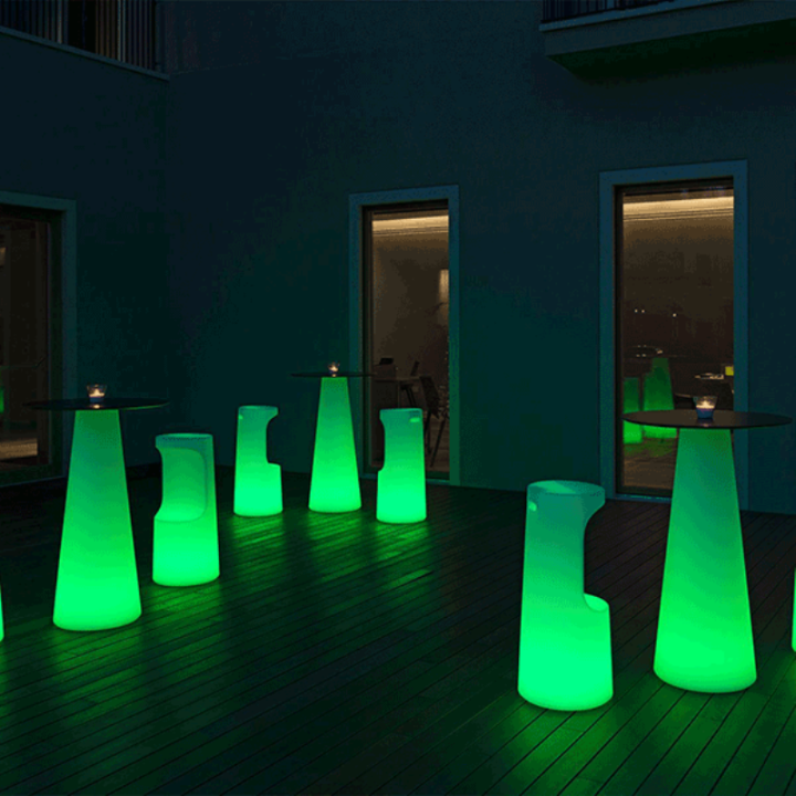 Tabouret de bar lumineux - FURA - PLUST