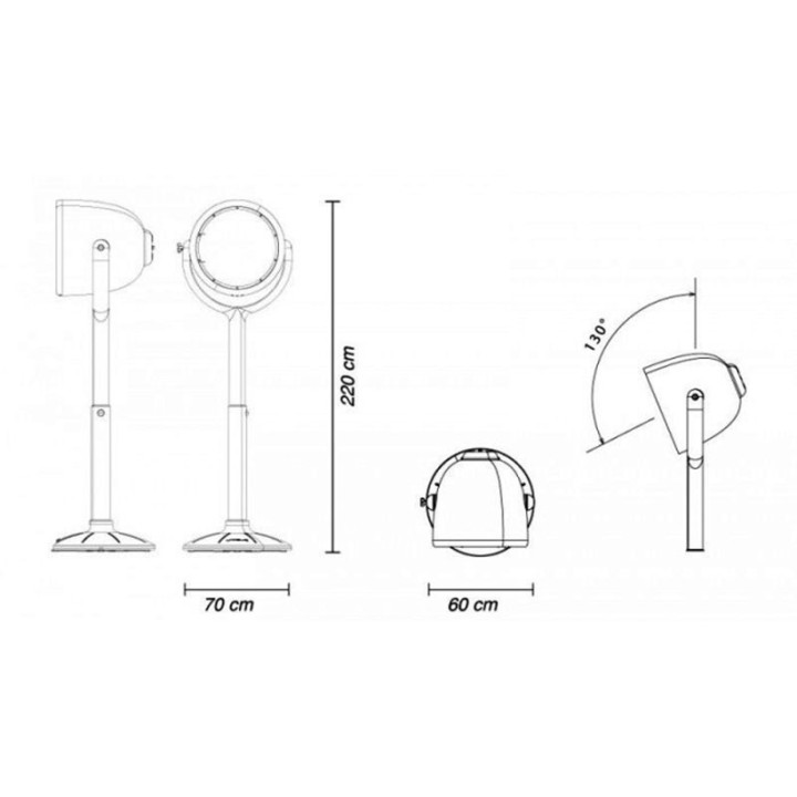 Lampadaire sur pied - HOLLYWOOD - myyour