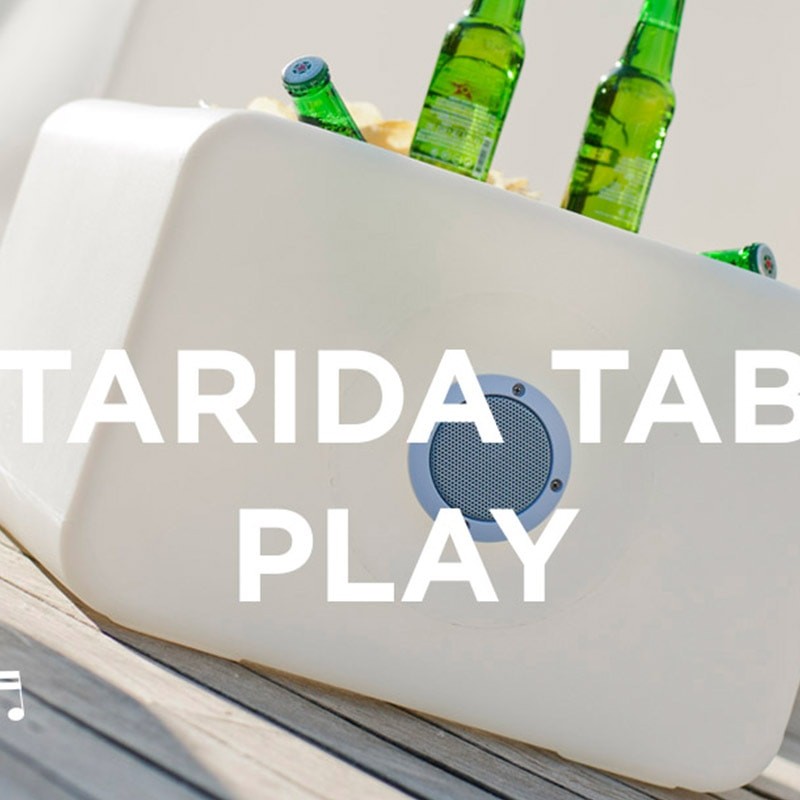 Table basse lumineuse & Enceinte - TARIDA TAB PLAY - Newgarden