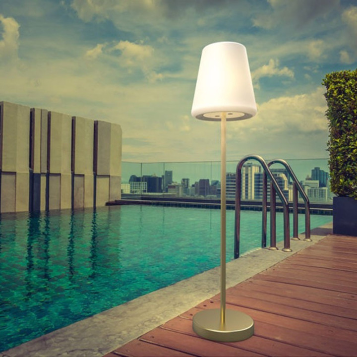 Lampadaire solaire et rechargeable- lola slim 180 - Newgarden