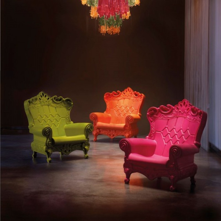 Fauteuil trône - Queen Of Love - SLIDE