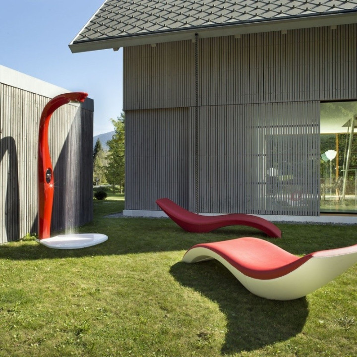 Douche de jardin avec bac - MYYOUR