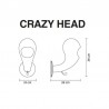 Porte manteau  - CRAZY HEAD