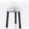 Tabouret gonflable pieds noir - Floofy - Mojow