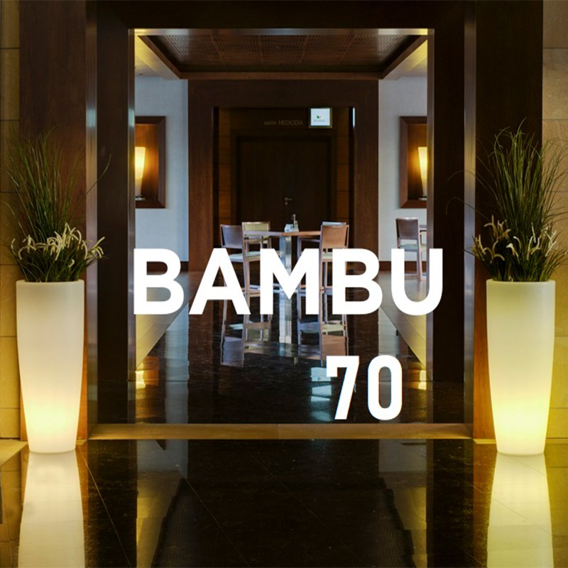 Pot de fleur lumineux - BAMBU 70 - Newgarden