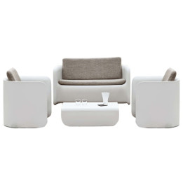 Salon de jardin design - avec coussins - NOVA - myyour