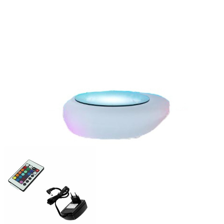 Table basse lumineuse - MOON - lemobilierlumineux.com