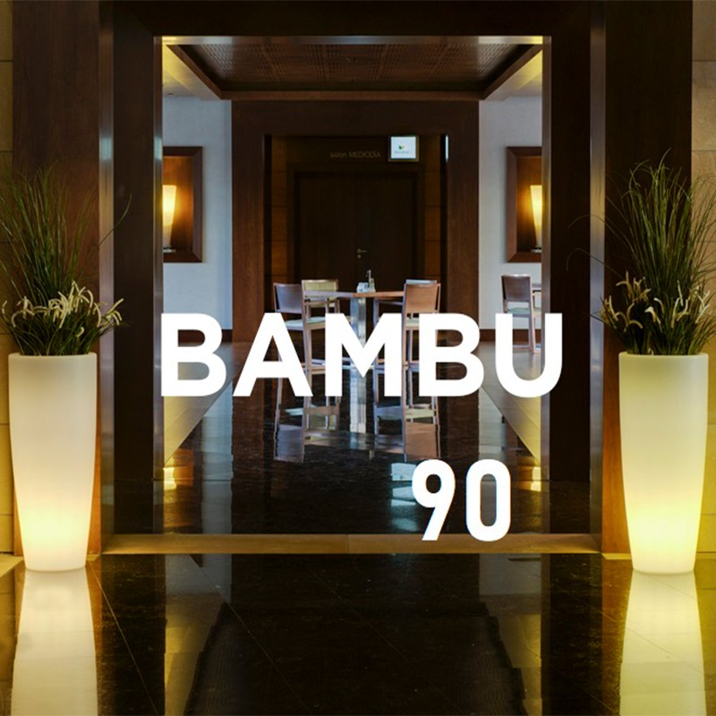 Pot de fleur lumineux - BAMBU 90 - Newgarden