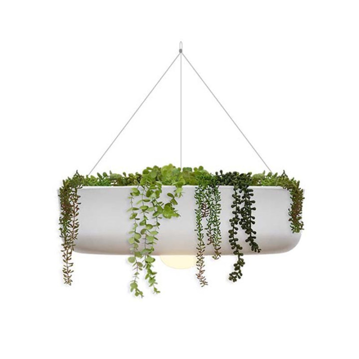 Jardinière lumineuse ronde suspendue - ELBA 59 - Newgarden