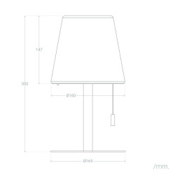 Lampe de Table LED avec Batterie Rechargeable
