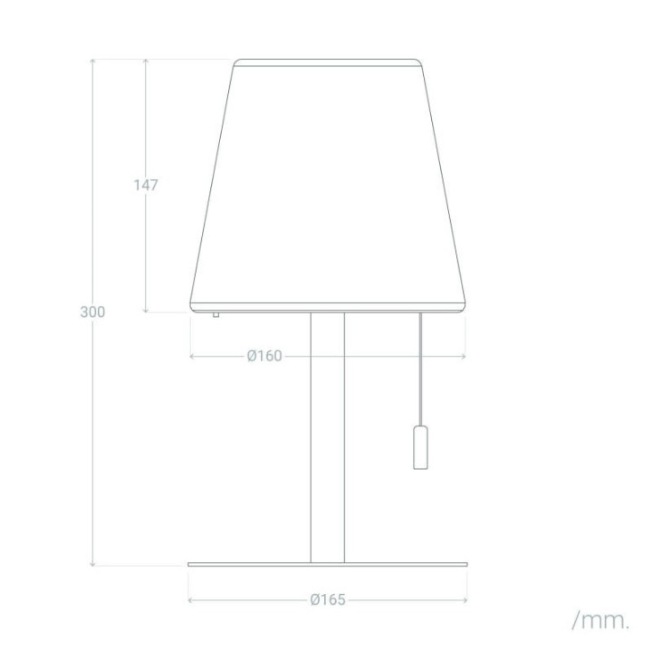 Lampe de Table LED avec Batterie Rechargeable