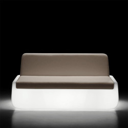 Canapé lumineux RGB avec coussin - BOLD - Plust