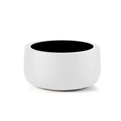 Table basse lumineuse avec plateau HPL noir - BOLD - Plust