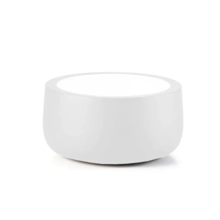 Table basse lumineuse avec plateau HPL blanc - BOLD - Plust