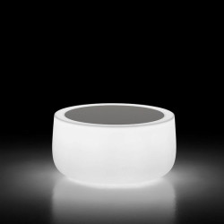 Table basse lumineuse avec plateau HPL - BOLD - Plust