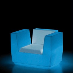 Fauteuil lumineux - BIG CUT - Plust bleu