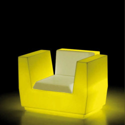 Fauteuil lumineux - BIG CUT - Plust jaune