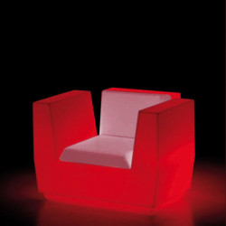 Fauteuil lumineux - BIG CUT - Plust rouge
