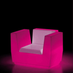 Fauteuil lumineux - BIG CUT - Plust violet