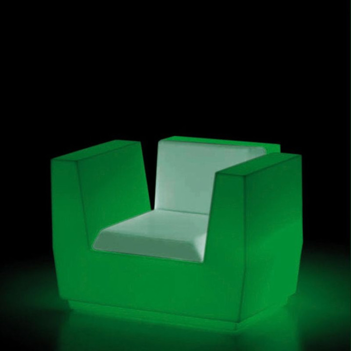 Fauteuil lumineux - BIG CUT - Plust vert
