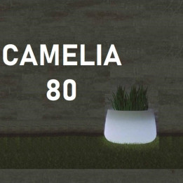 Pot de fleur lumineux - CAMELIA 80 - Newgarden