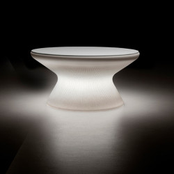 Table basse lumineuse RGB avec plateau - FADE - Plust