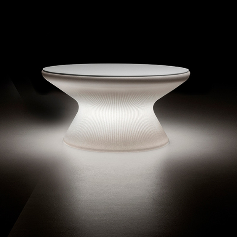 Table basse lumineuse RGB avec plateau - FADE - Plust