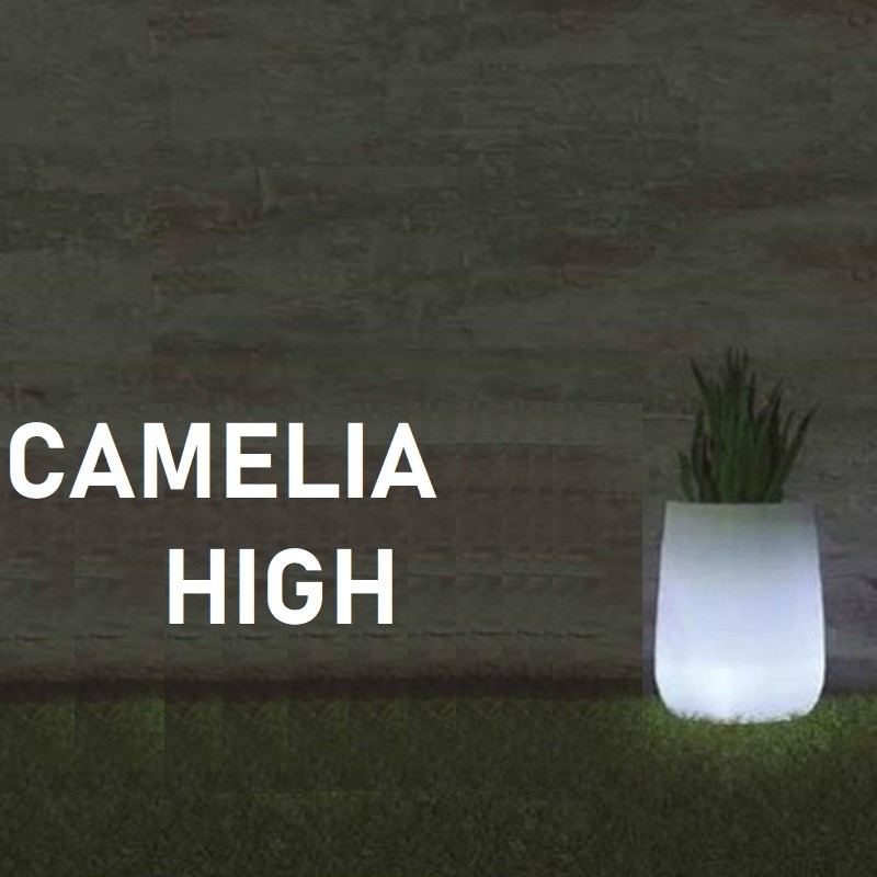 Pot de fleur lumineux - CAMELIA High - Newgarden