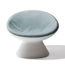 Salon de jardin lumineux avec coussin - FADE - Plust azure