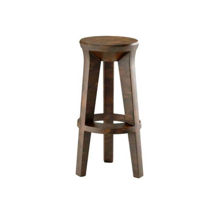 tabouret de bar frozen plust rouille doré