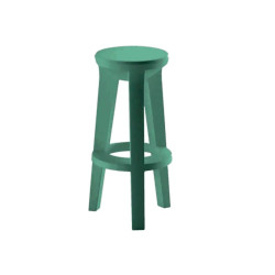Tabouret haut design frozen plust vert