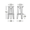 tabouret-frozen-plust dimensions