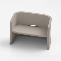 Canapé de jardin - BREEZE - LYXO Taupe ambra