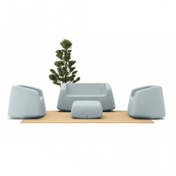 Ensemble canapé et 2 fauteuils pour intérieur ou extérieur - SUGAR - LYXO
