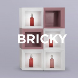 Cube de rangement lumineux -BRICKY - Newgarden