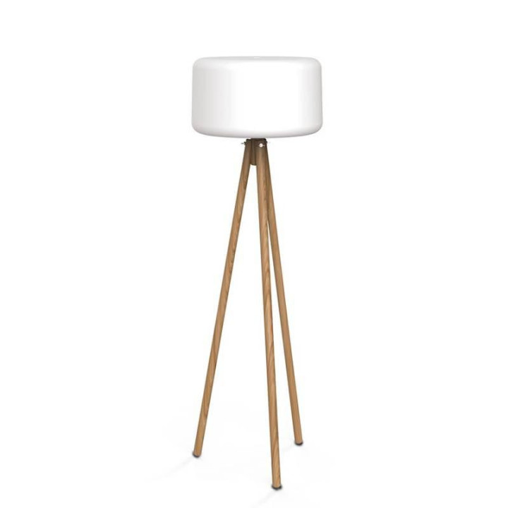 Lampadaire trepied bois - CHLOÉ - Newgarden