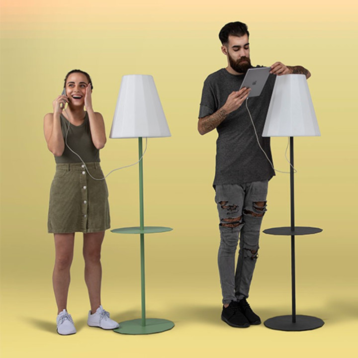 Lampadaire solaire - HELGA - Newgarden - lemobilierlumineux.com