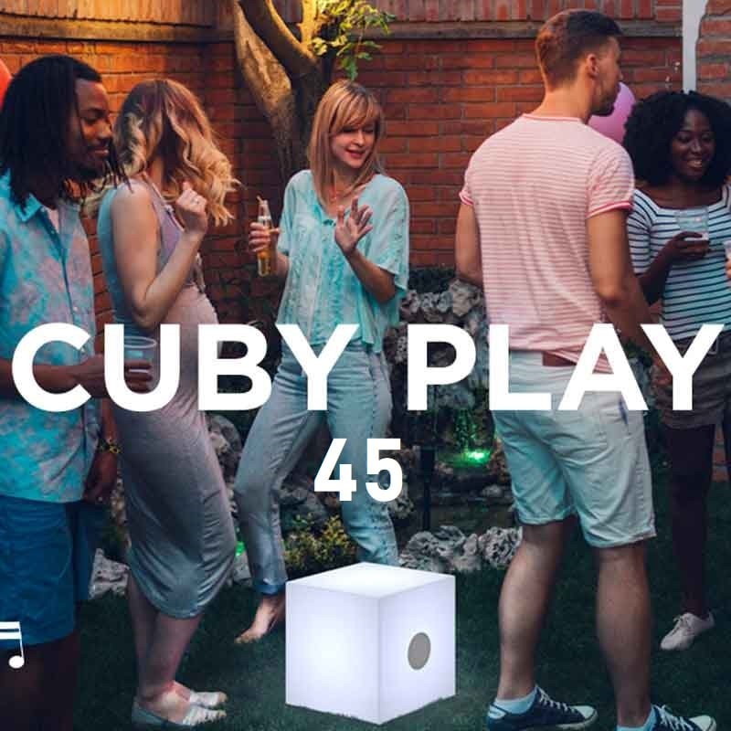 Cube lumineux & enceinte - CUBY PLAY 45 - Newgarden