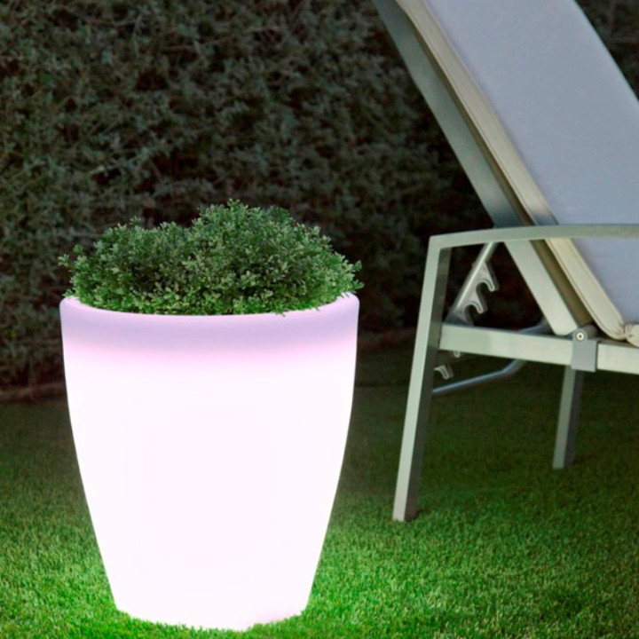 Pot de Fleurs Lumineux - VIOLETA 40 - Newgarden