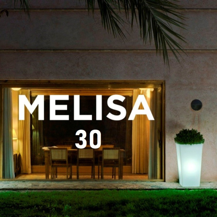 Pot de Fleurs Lumineux - MELISA 30 - Newgarden