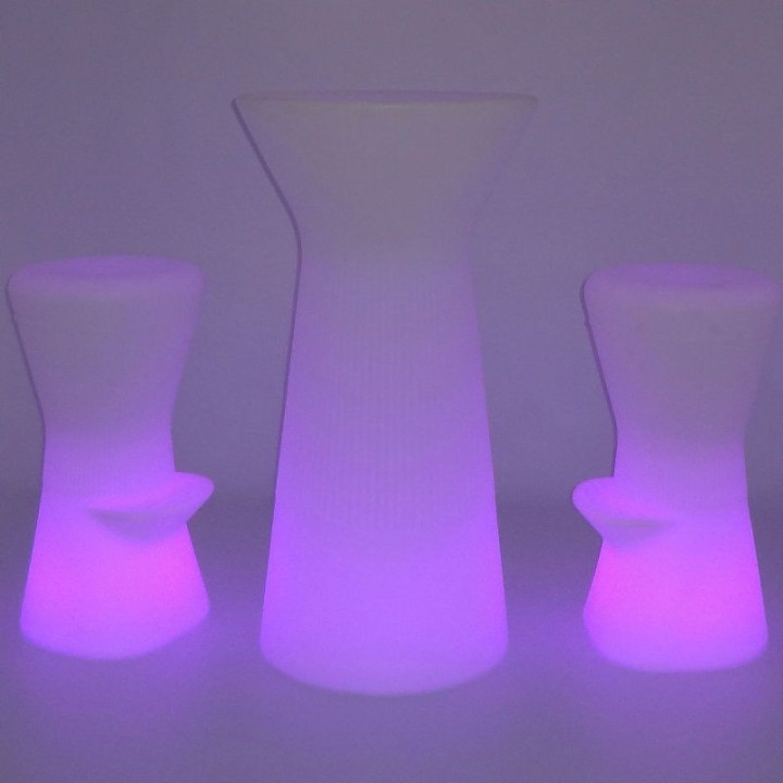 Tabouret de Bar Lumineux - CORFU 74 - Newgarden