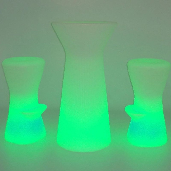 Tabouret de Bar Lumineux - CORFU 74 - Newgarden