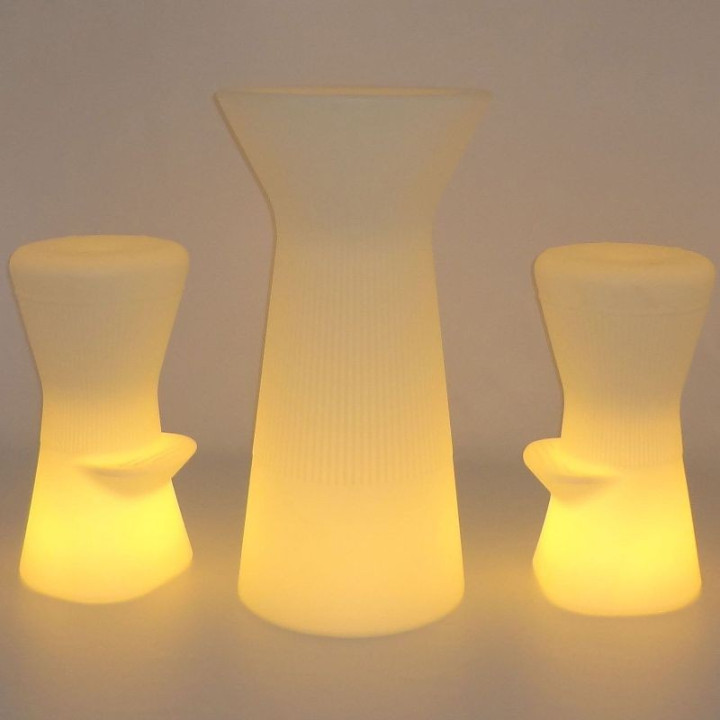 Tabouret de Bar Lumineux - CORFU 74 - Newgarden